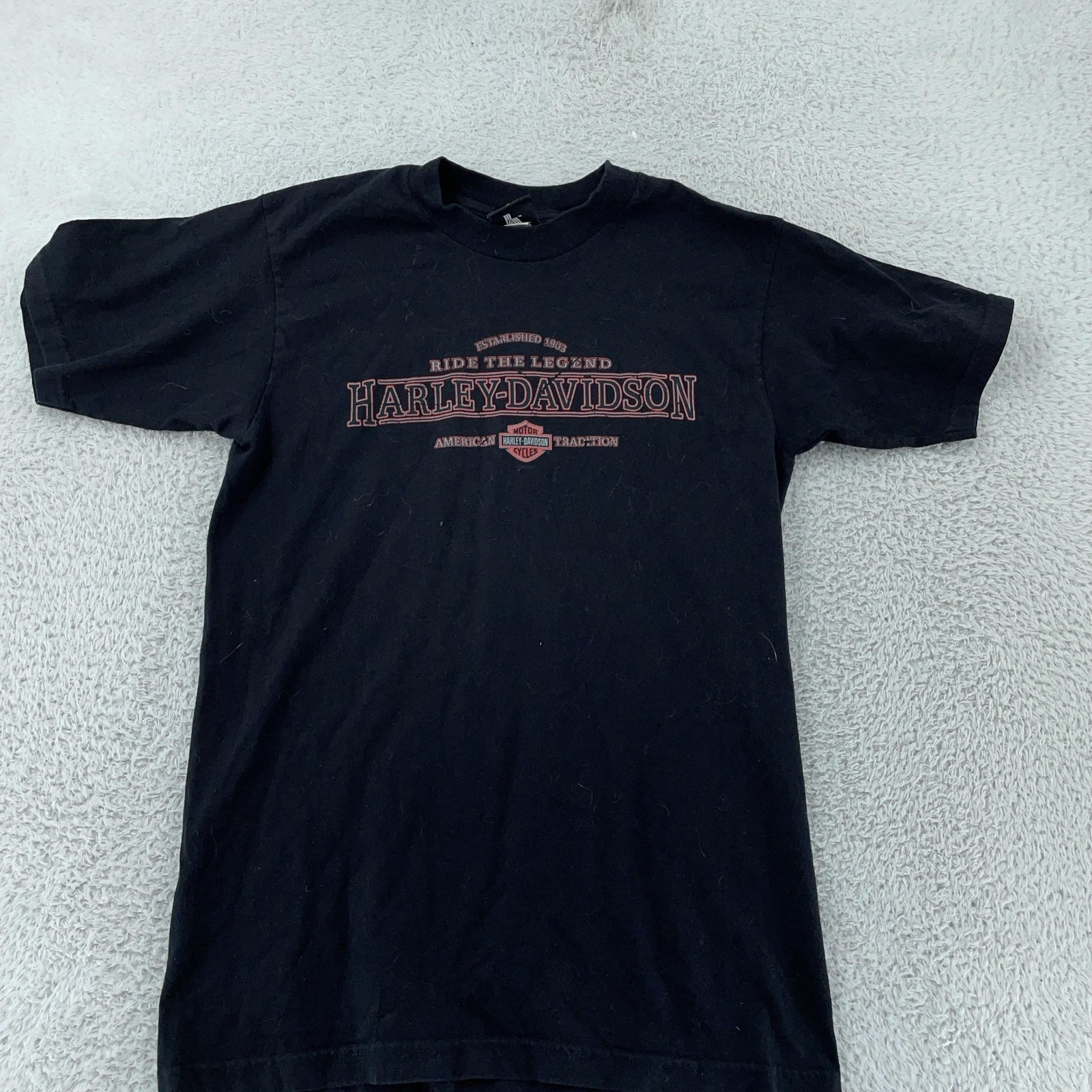 Harley-Davidson Shirt Mens Small Black Williams Lebanon NJ Biker Motorcycle USA gallery