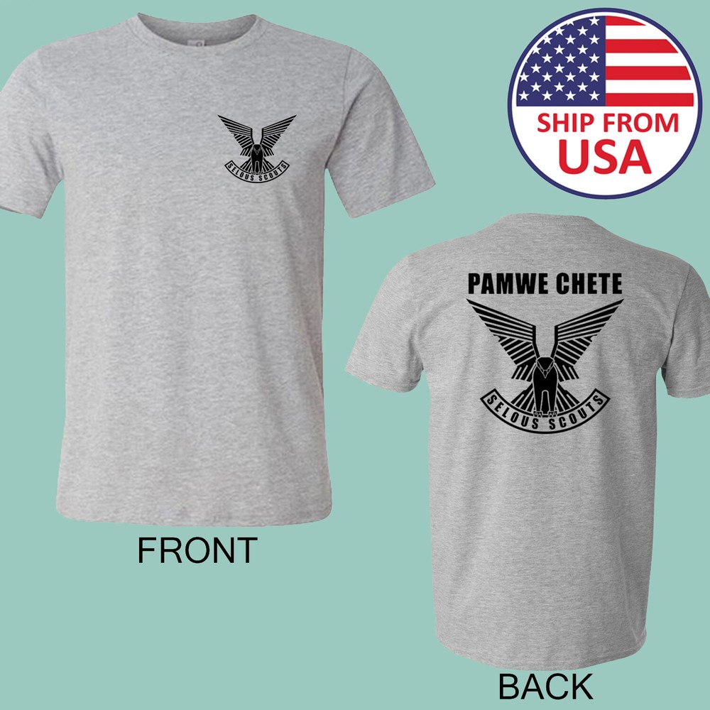 Rhodesian Army Pamwe Chete Selous Men’s Grey T-Shirt Size S-5XL