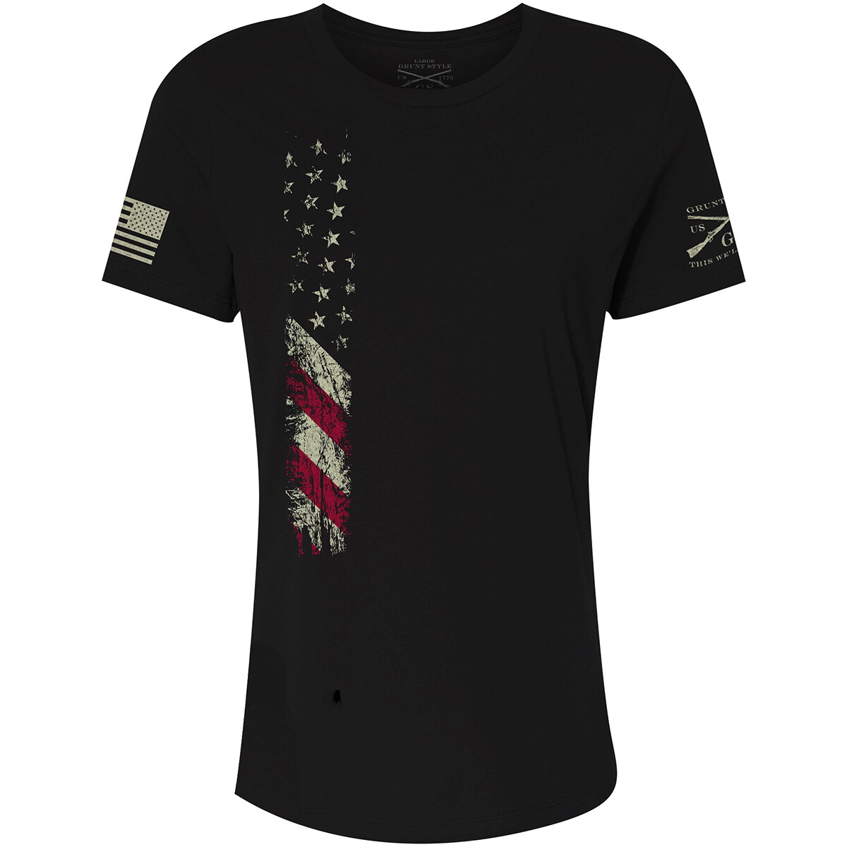 Grunt Style Women’s Relaxed Fit True Colors T-Shirt – Black