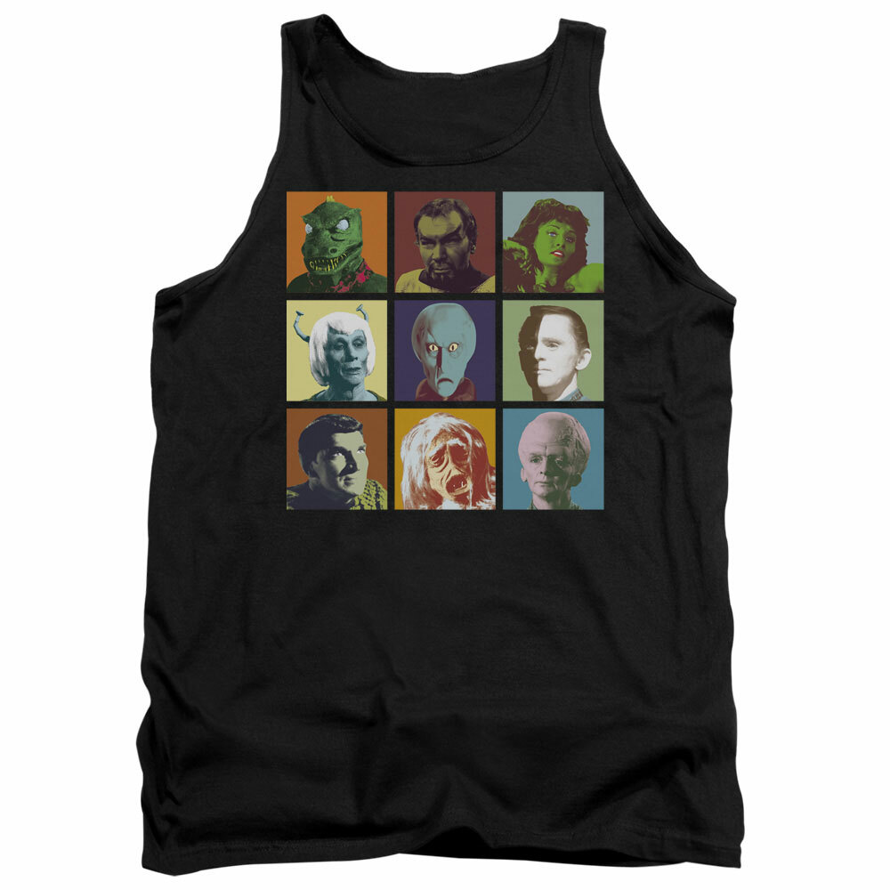 Star Trek Alien Squares Licensed Adult T-Shirt gallery