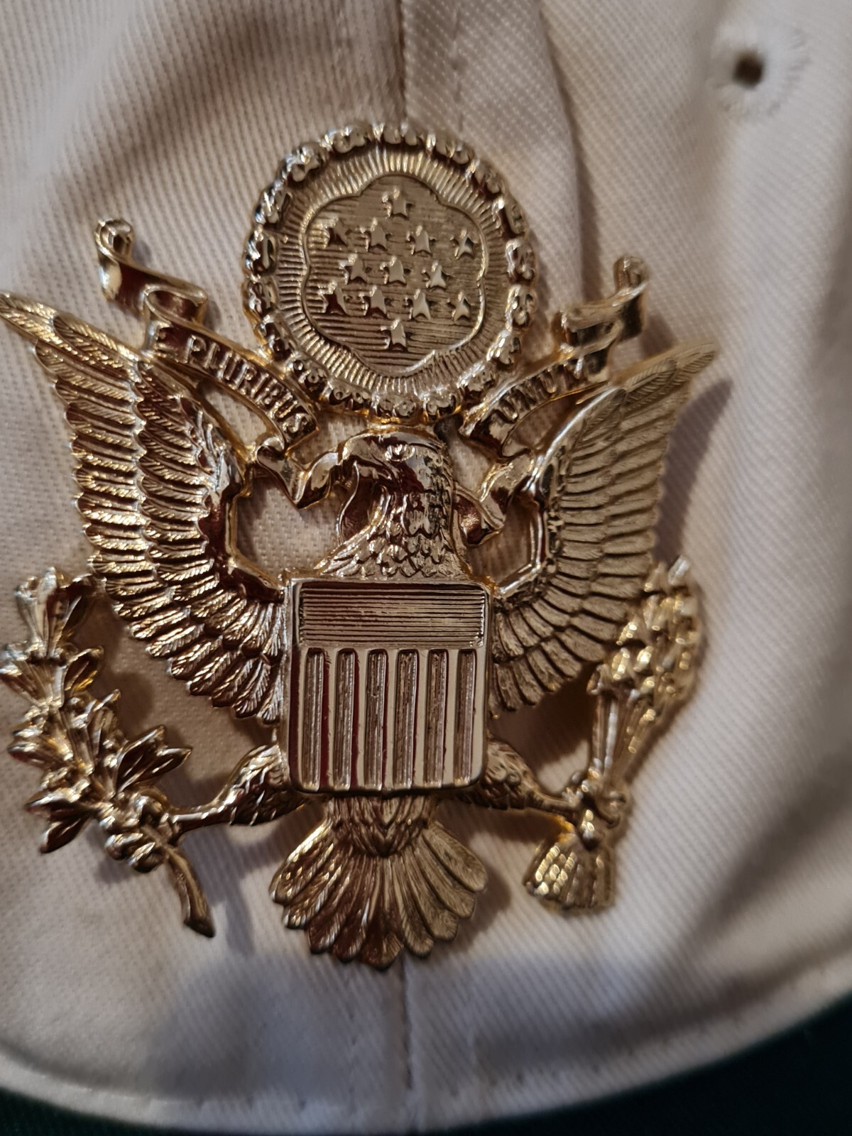  US Army Hawley Cap Hat Officer's Eagle Emblem One Size (A12)