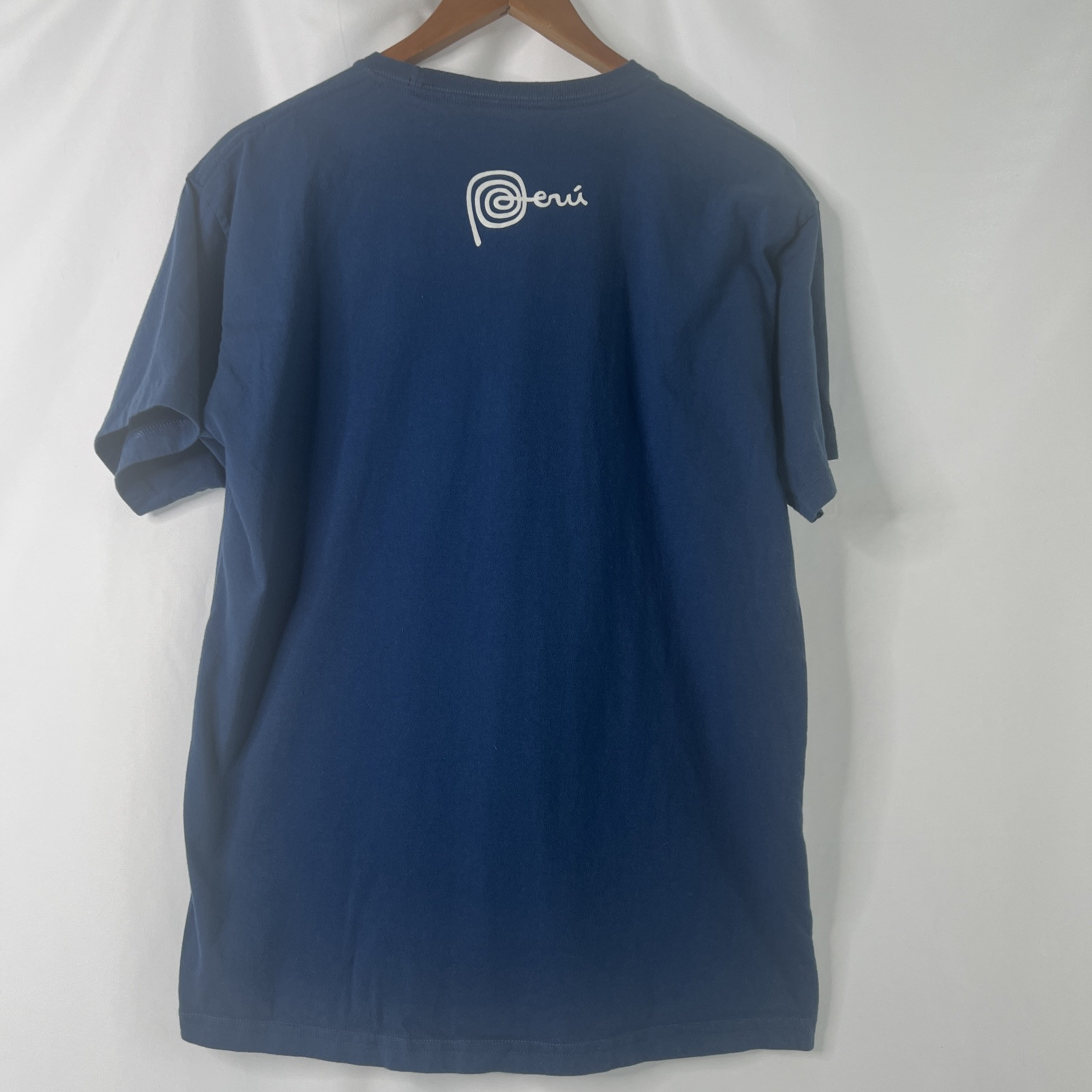 Peru Logo Blue T-Shirt Men’s Cowritten & Animal Logo Tee gallery