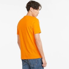 Authentic PUMA Men’s Standard BMW MMS Essential Logo Tee + | Vibrant Orange |