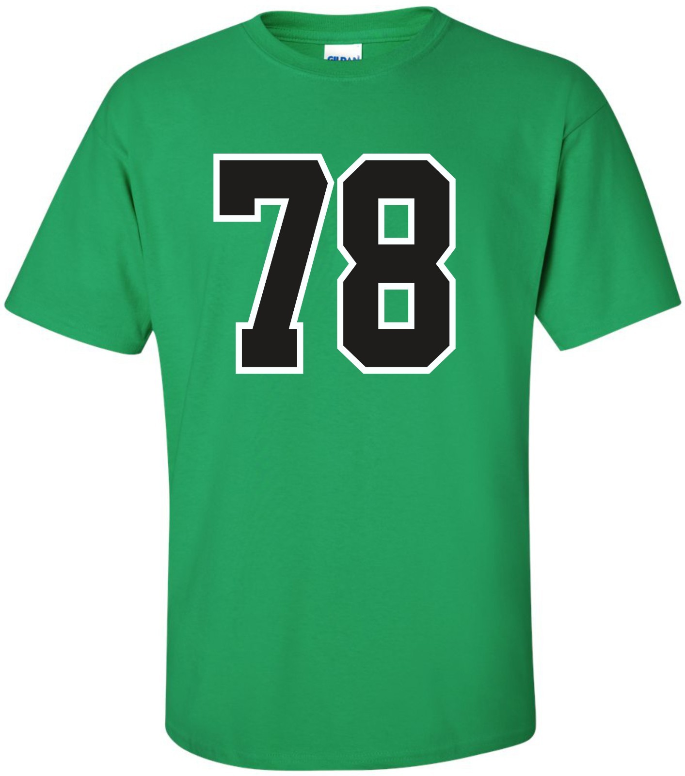 Custom "ANY Number" T-Shirt 2 Color # football hockey lacrosse basketball league gallery