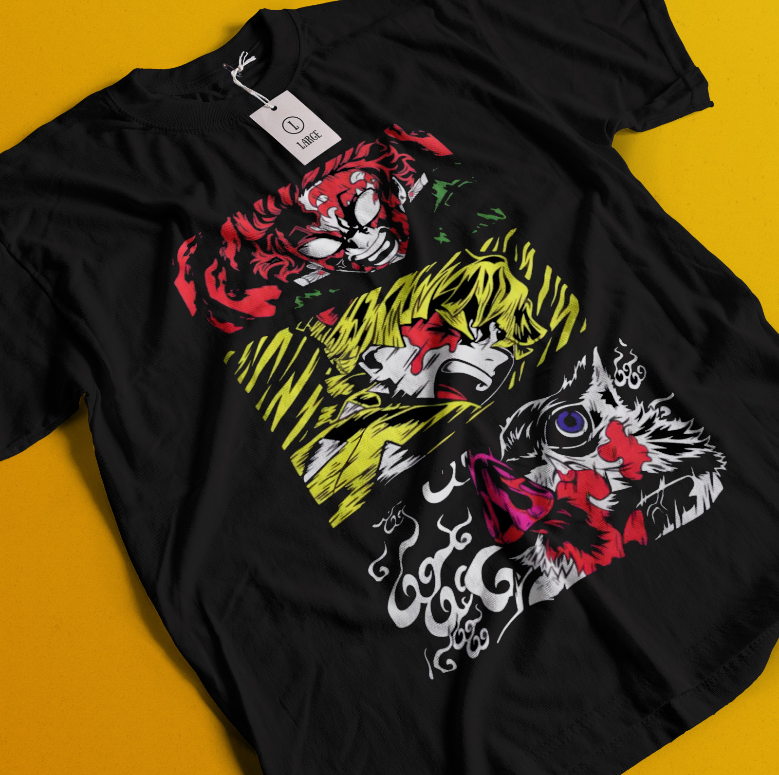 Demon Slayer Shirt Nezuko Tshirt Tanjiro T-Shirt Muzan Doma Tee Inosuke Zenitsu gallery