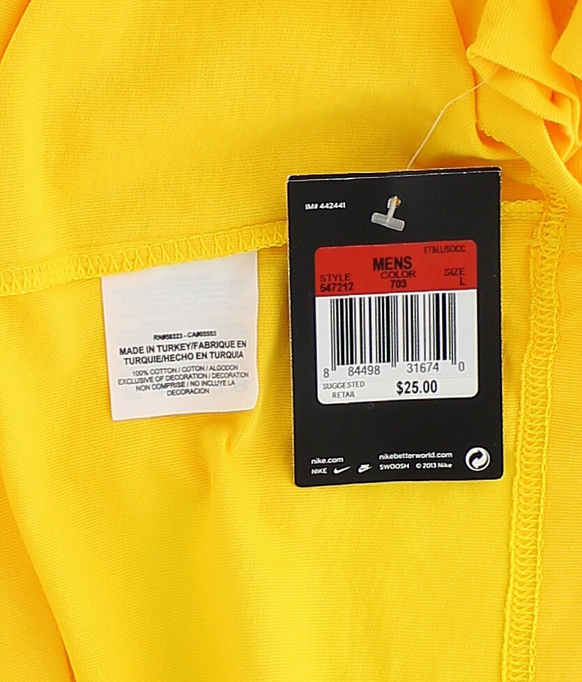 Nike Brasil Soccer Shirt, Mens Slim Fit 547212 Brazilian Football Team T Shirt gallery