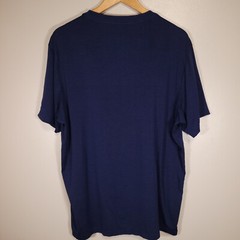 01.Algo Performance Men’s L Blue Activewear T-Shirt SPF 40 Quick Dry Anti Odor
