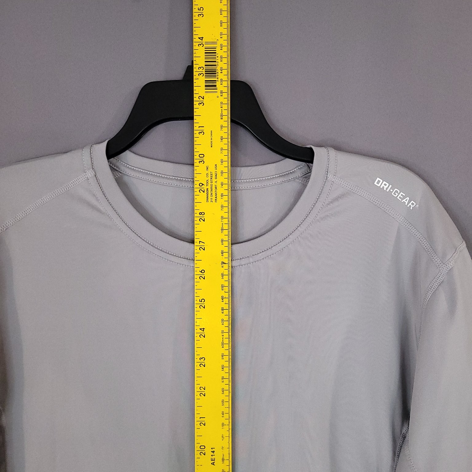 CHAMPRO Men's T-Shirt Light Gray 2X DRI-GEAR Performance Polyester Blend Stretch gallery