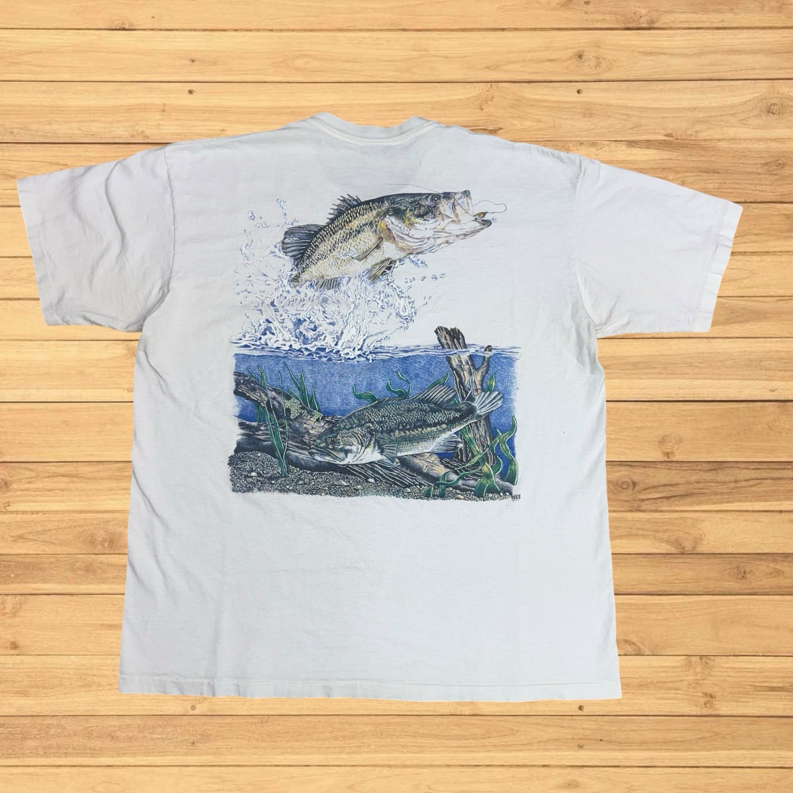 vintage largemouth Bass Fishing T-Shirt sportsman fish gallery