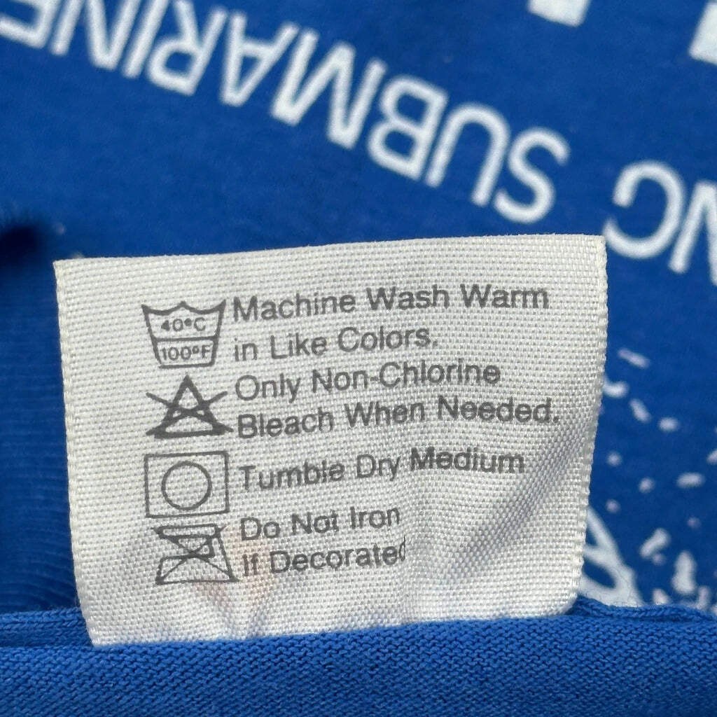 Research Submersibles Hanes Single Stitch T-Shirt - XL Blue Cotton Blend gallery