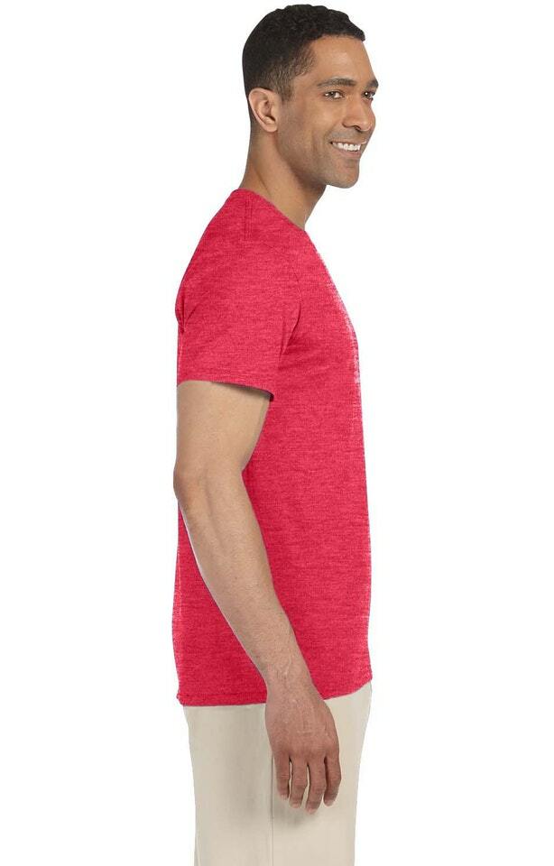 Gildan Adult Unisex Softstyle 4.5 oz. T-Shirt G640 Large gallery