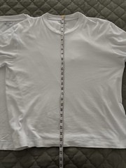2 Pack Sunspel Heavy Weight Supima Cotton White Crewneck T-Shirts Large