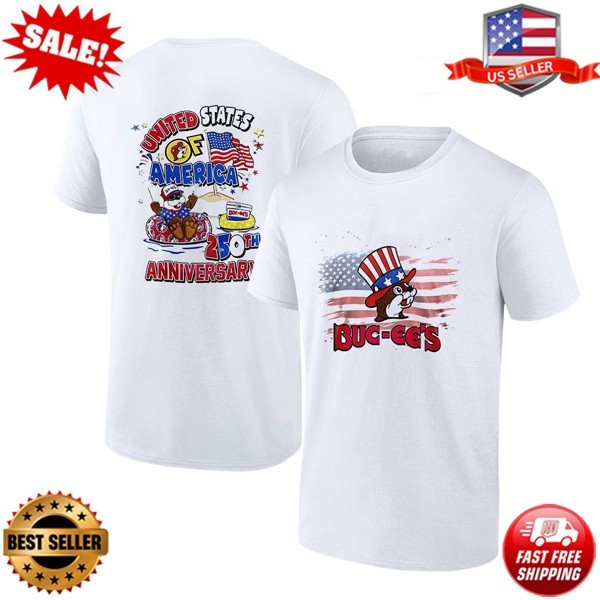 Buc ees United States America 250th anniversary Double-Sided T-Shirt S-5XL gallery