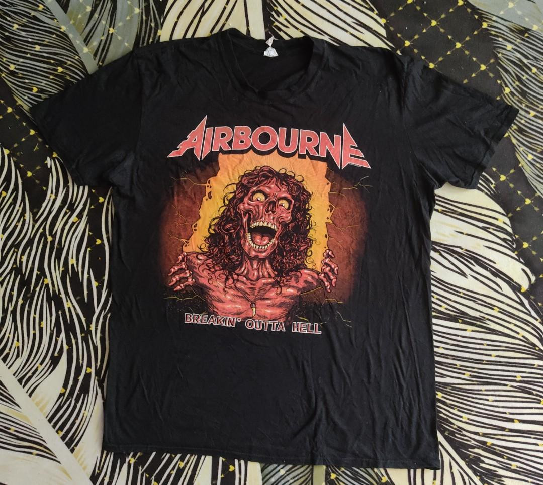 AIRBOURNE BAND Breakin Outta Hell T Shirt Full Size S-5XL gallery