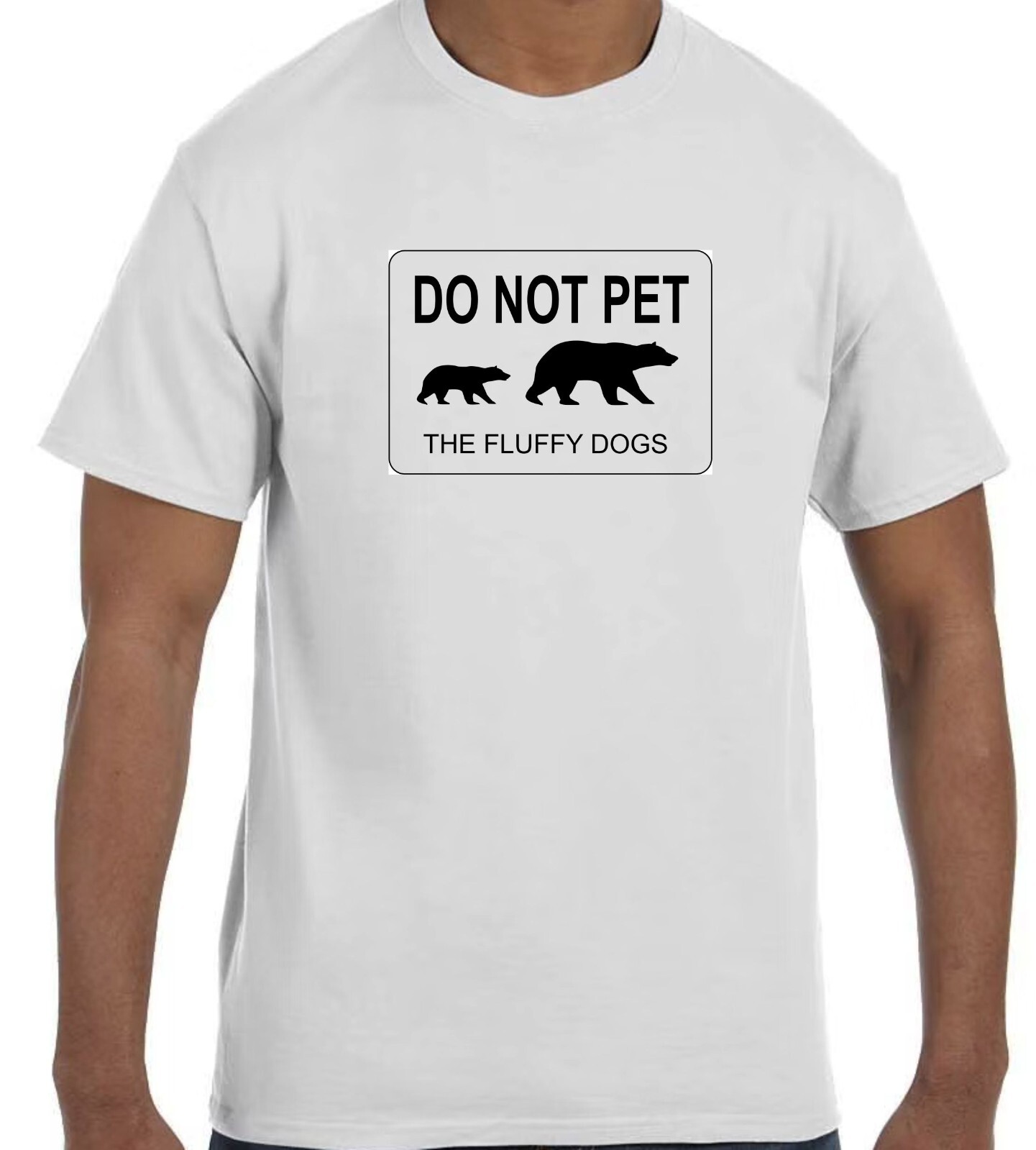 Do not pet the fluffy dog Funny Tee Shirt NEW w/Tags 4 colors available New gallery