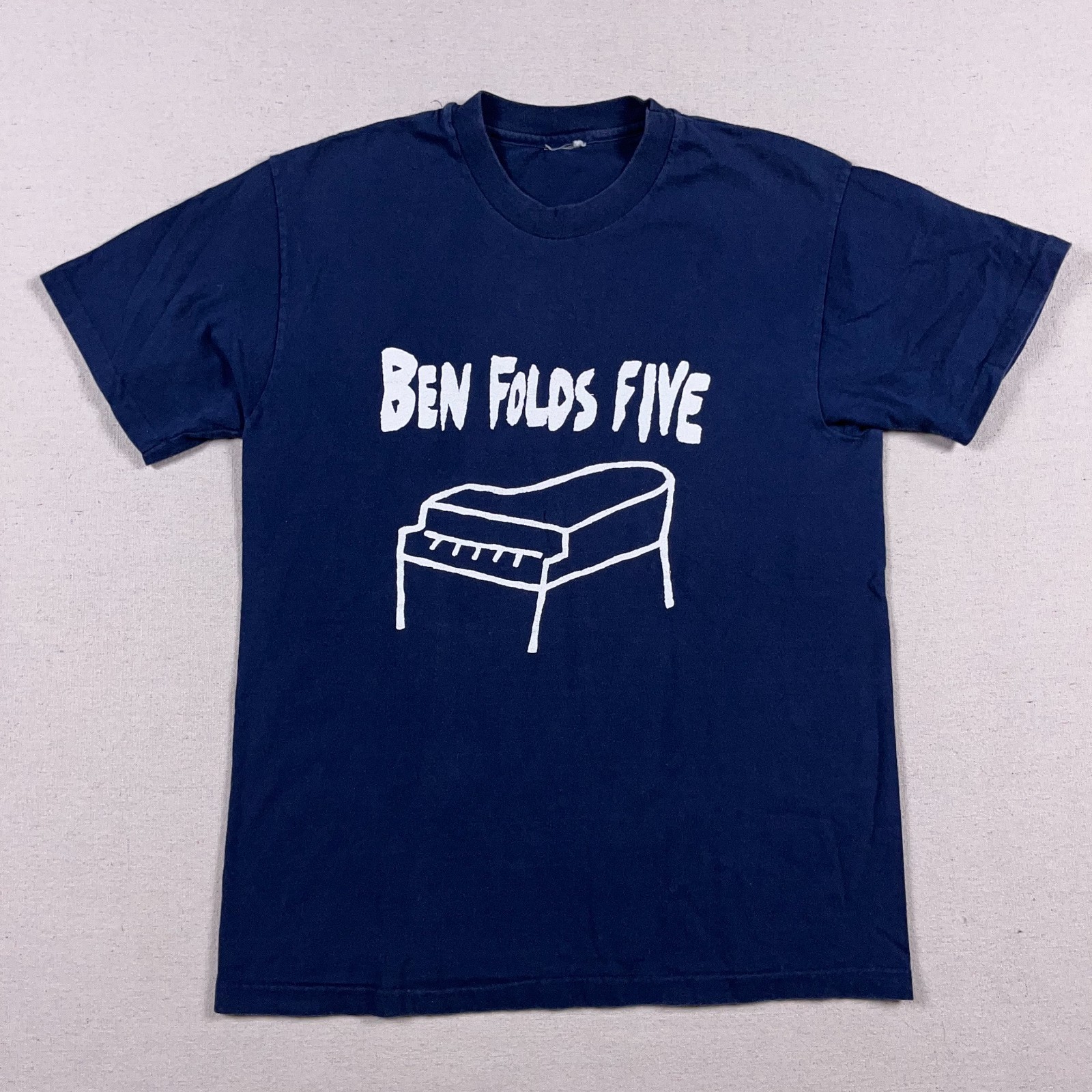 Vtg Ben Folds Five T Shirt Mens Small I Was Never Cool in School Band 90s Tee gallery