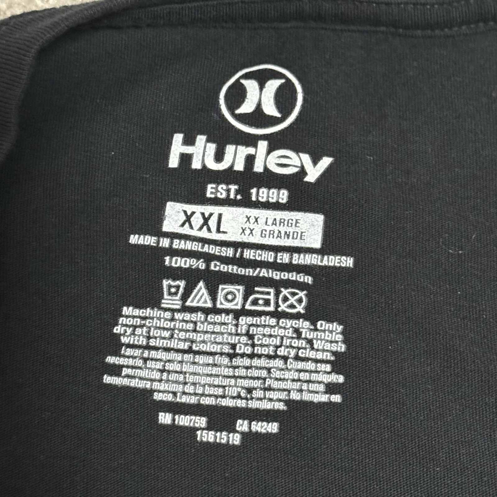 Hurley TShirt Mens Cotton Tee Shirt Logo gallery