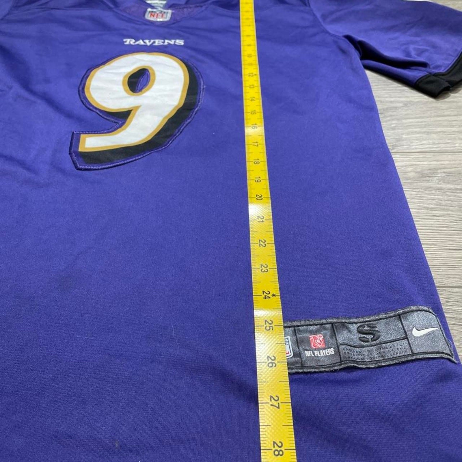 Nike Baltimore Ravens Justin Tucker Jersey Purple Small NFL Football On Field S gallery