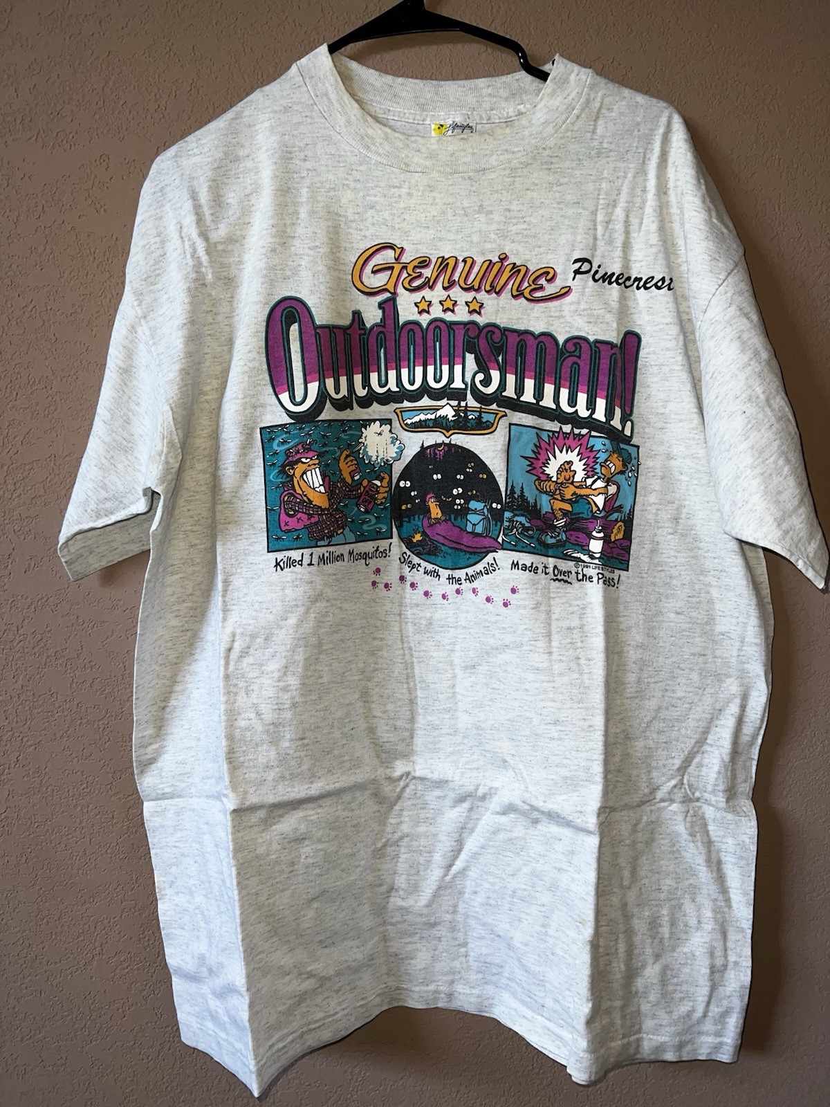Mens Xl Vintage Outdoor Smart Fun T Shirt Lifestyles gallery