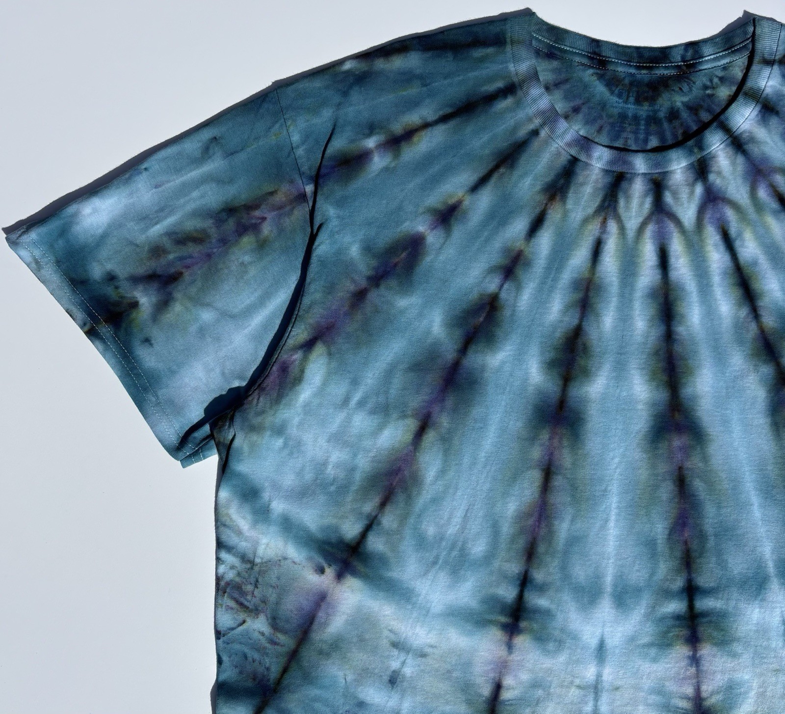 Handmade Ice Tie Dye Adult T-Shirt Unisex Size XL Multicolored Gildan Tee NEW gallery