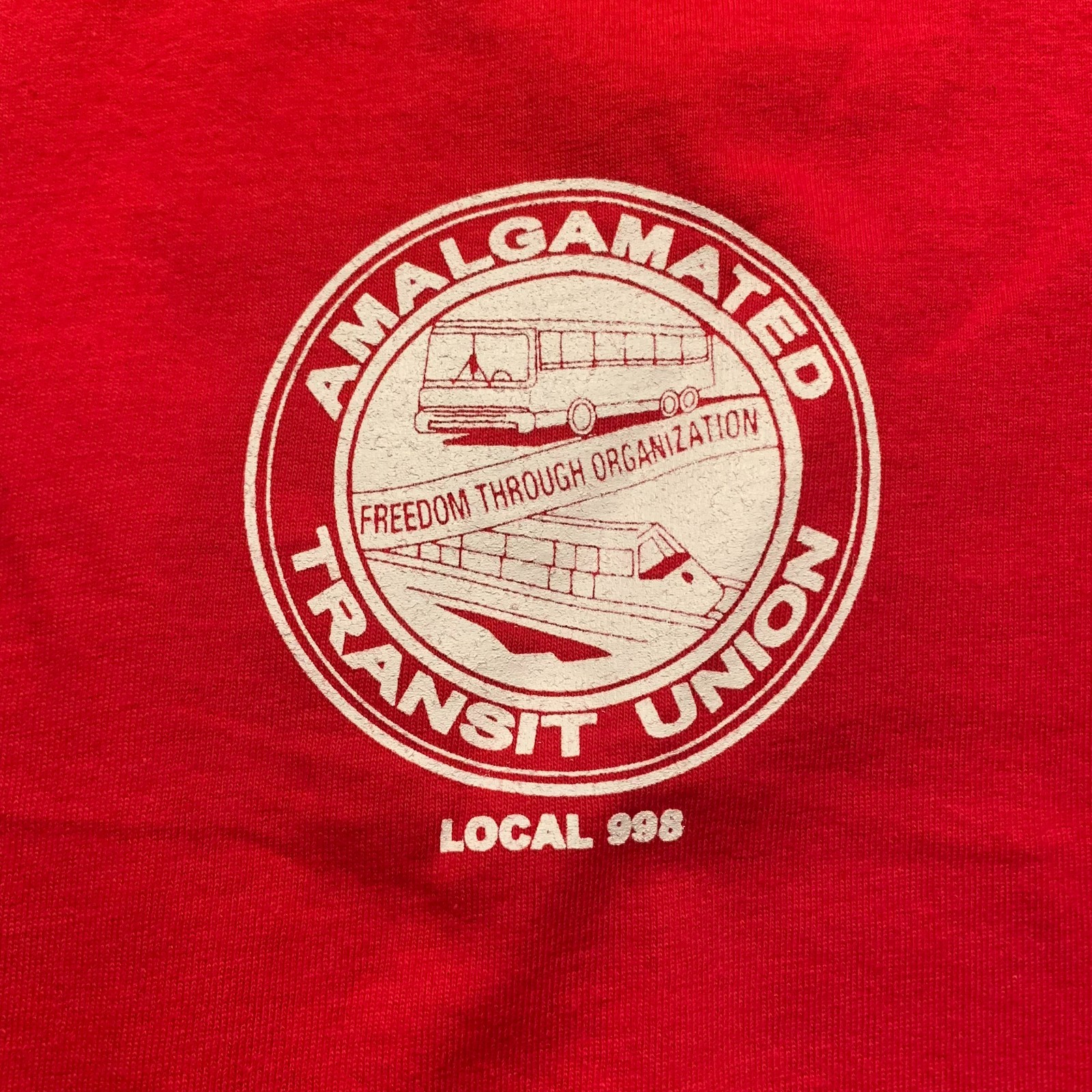 Vintage Y2K Amalgamated Transit Union Local 998 75th Anniversary T-Shirt Size XL gallery