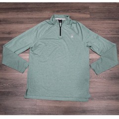 Spyder Active Quarter Zip Pullover Long Sleeve Athletic Top