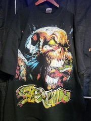 SPAWN ON SHAKA HEAVYWEIGHT GARMET DYED T SHIRT “MODERN”