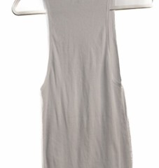 Credos For Mens White Basic Tank Top Solid Round Neck Sleeveless Pure Cotton 2XL