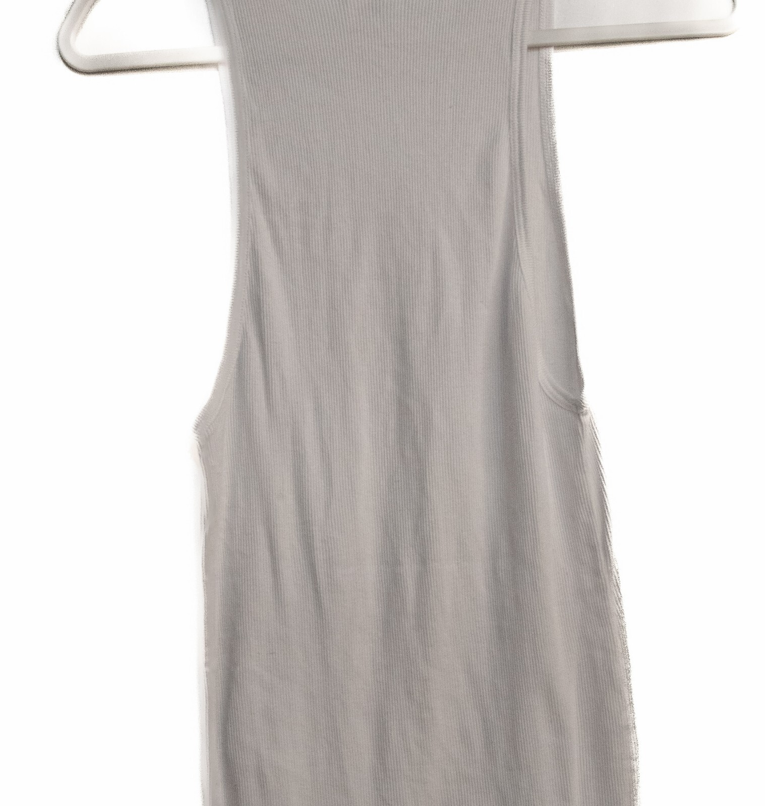 Credos For Mens White Basic Tank Top Solid Round Neck Sleeveless Pure Cotton 2XL gallery