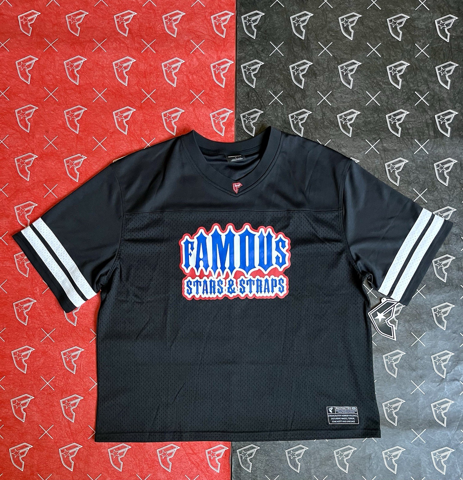 Famous Stars and Straps Football Jersey XL NWT Travis Barker Blink 182 gallery