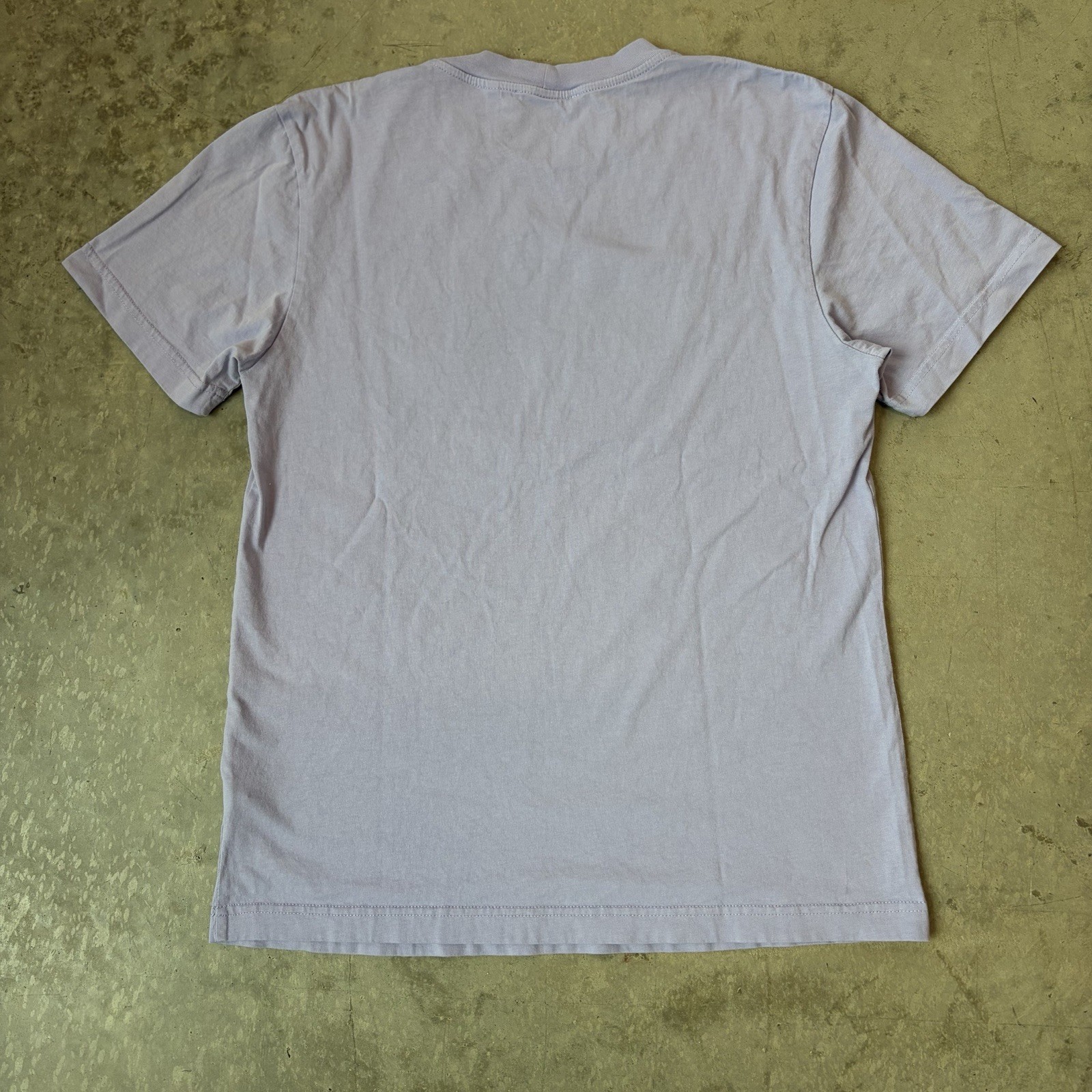 Helmut Lang 3D Logo Graphic T-Shirt Lavender Cotton Crew Neck Men’s Small gallery