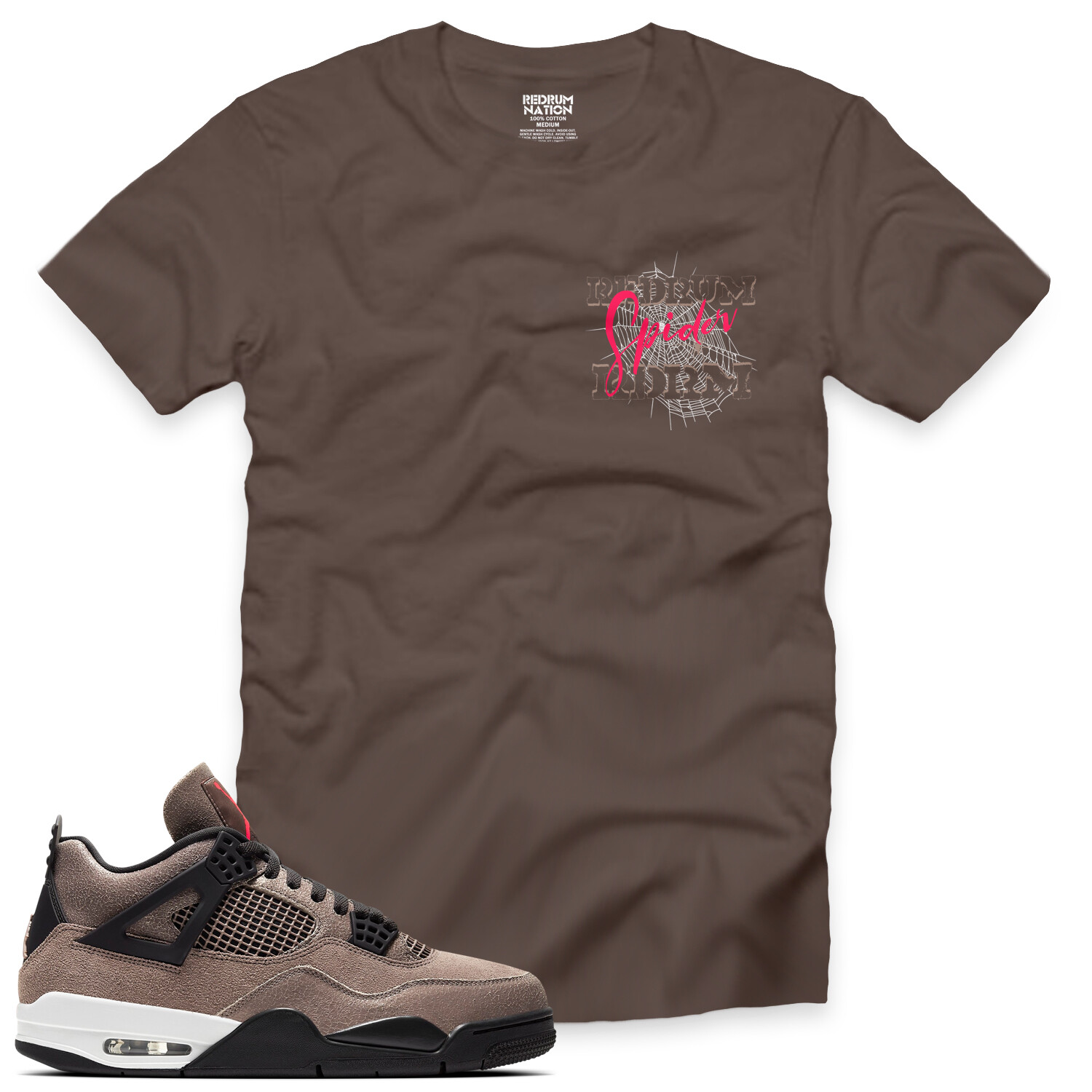 Taupe Haze 4 Redrum Spider T-Shirt gallery