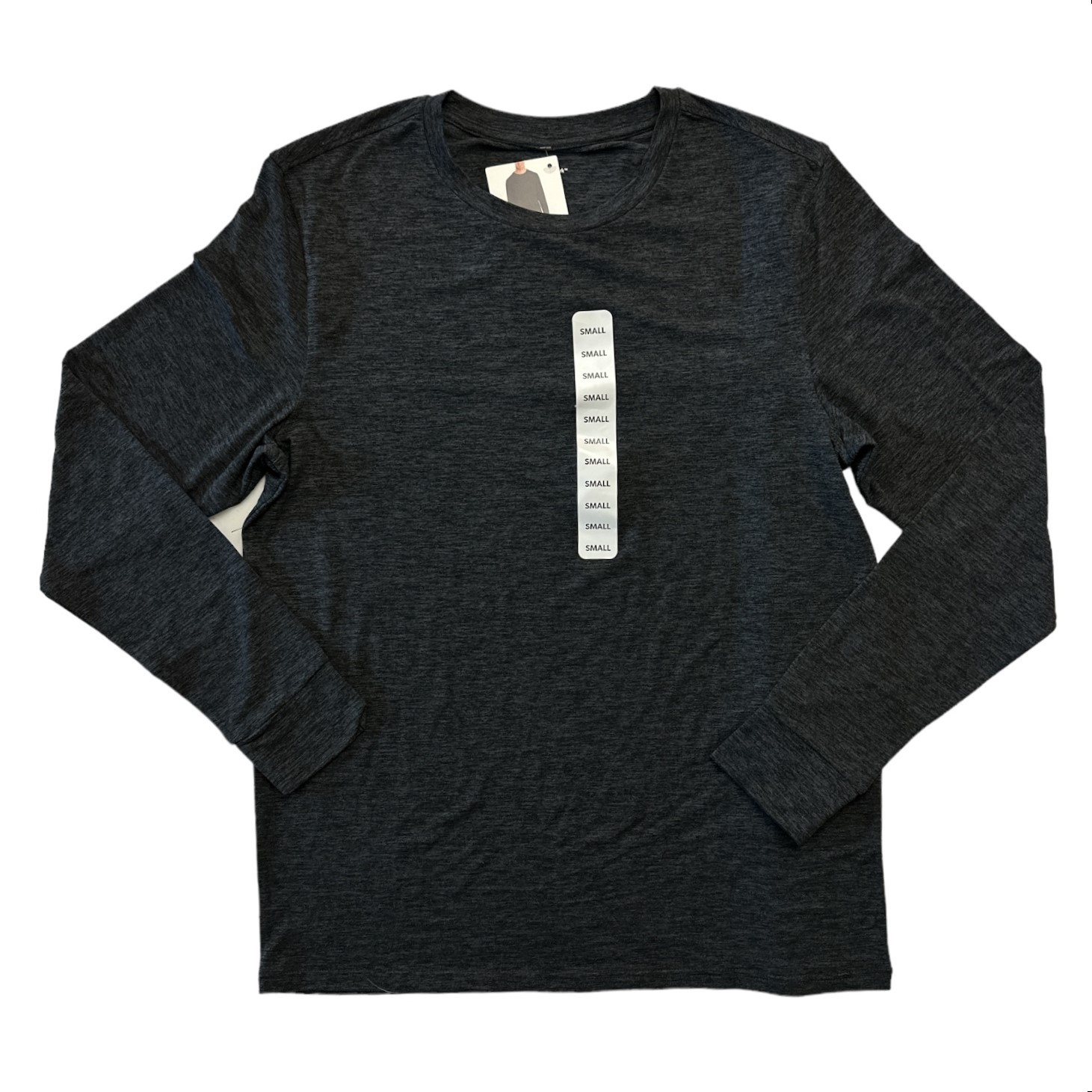 Member's Mark Men's Favorite Relaxed Fit Soft Long Sleeve Lounge Tee (Black gallery