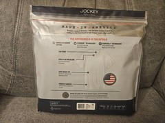 2x Jockey Essentials Men’s Made in America Cotton Crew Neck T-Shirt LRG 2 Pack
