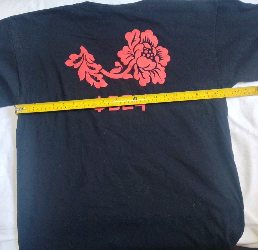 Black Obey Botanical Tee Shirt Black Lg Y2K Flower Print front and back vintage gallery