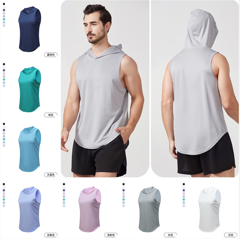 Quick Drying Vest For Men&Women Sweatshirt XL Sportswear Fitness Hooded T-Shirts gallery