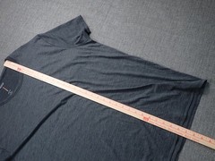 Huckberry Proof Merino Wool Stretch Crew Neck T Shirt Mens 3XL Gray Short Sleeve