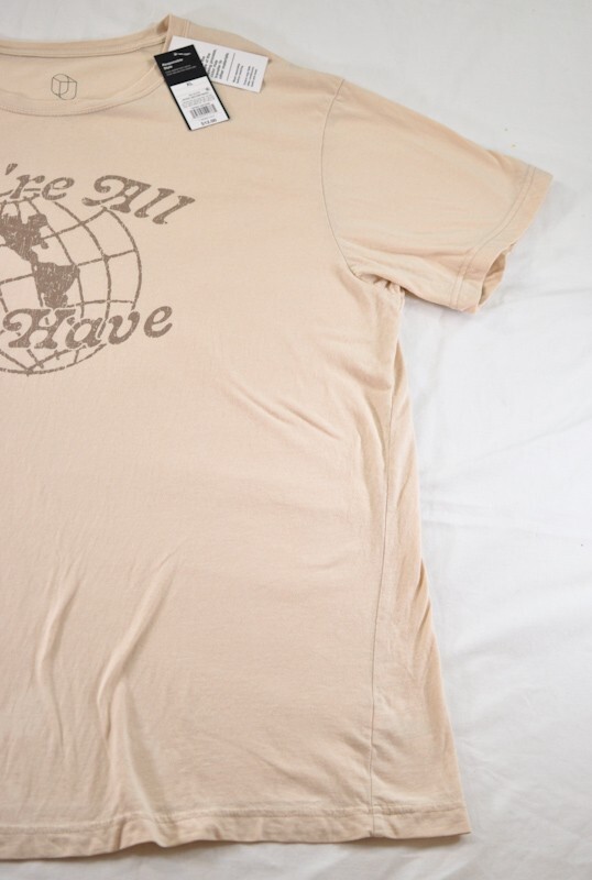 men's Original Use size XL T-shirt pull-on short sleeve tan 100% cotton gallery