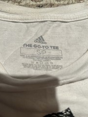 White Adidas T-Shirt Size Small