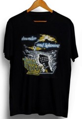 THIN LIZZY Thunder & Lightning UK tour shirt – 1983, remake shirt TE7617
