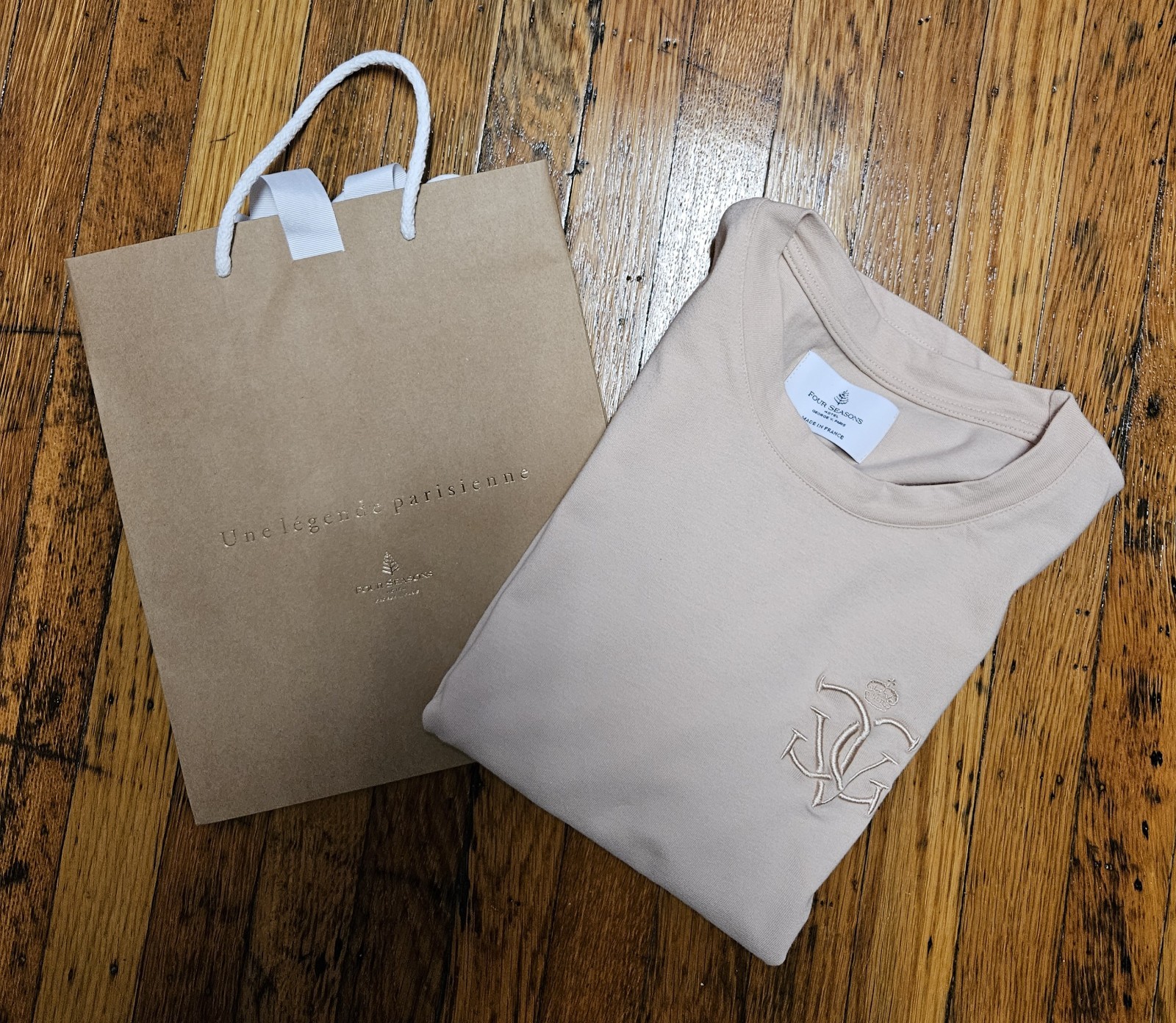 Four Seasons George V Paris Tee, Salmon - Men's M, Short (Olympic Exclusive) gallery