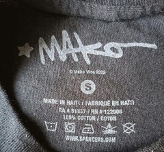 Mako Vice T-Shirt Men’s Size Small Graphic Print Black Anime Shirt