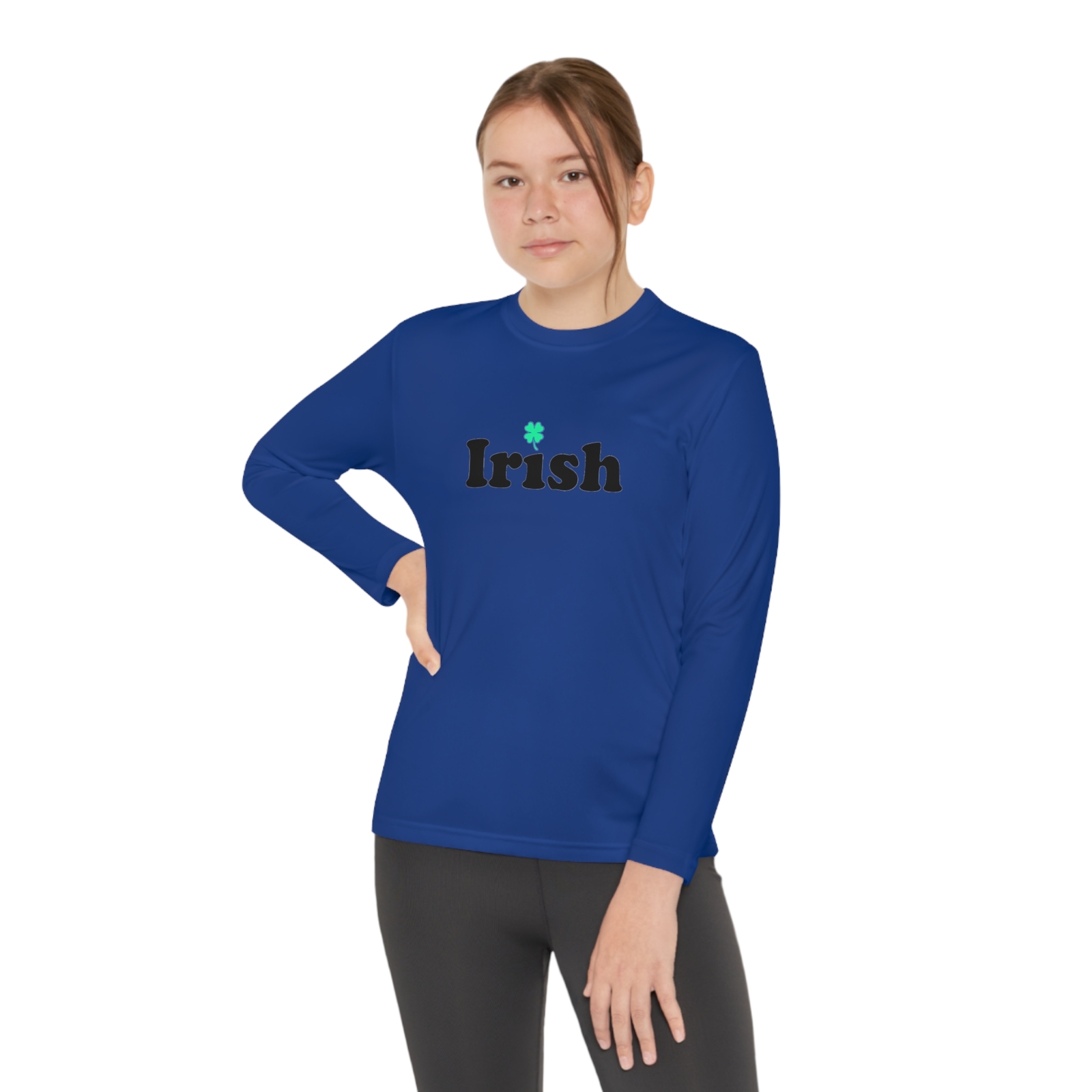 Irish Shamrock Youth Kid's Long Sleeve Shirt/ T-shirt/ Tee Matching Family Sizes gallery