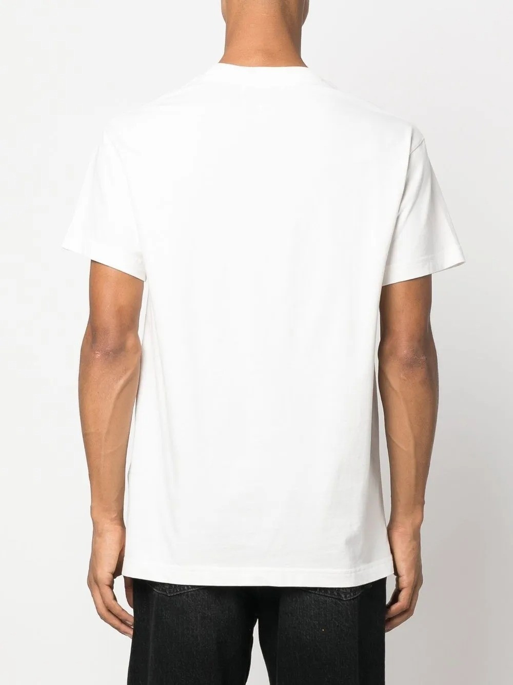 AMBUSH Patch-detail Cotton T-shirt In Cloud Dancer Cloud Dancer Size S gallery
