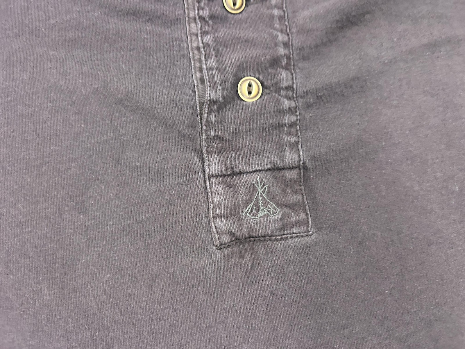 Pendleton Shirt Mens XL Brown Long Sleeve Henley Cotton Linen Tee Base layer gallery