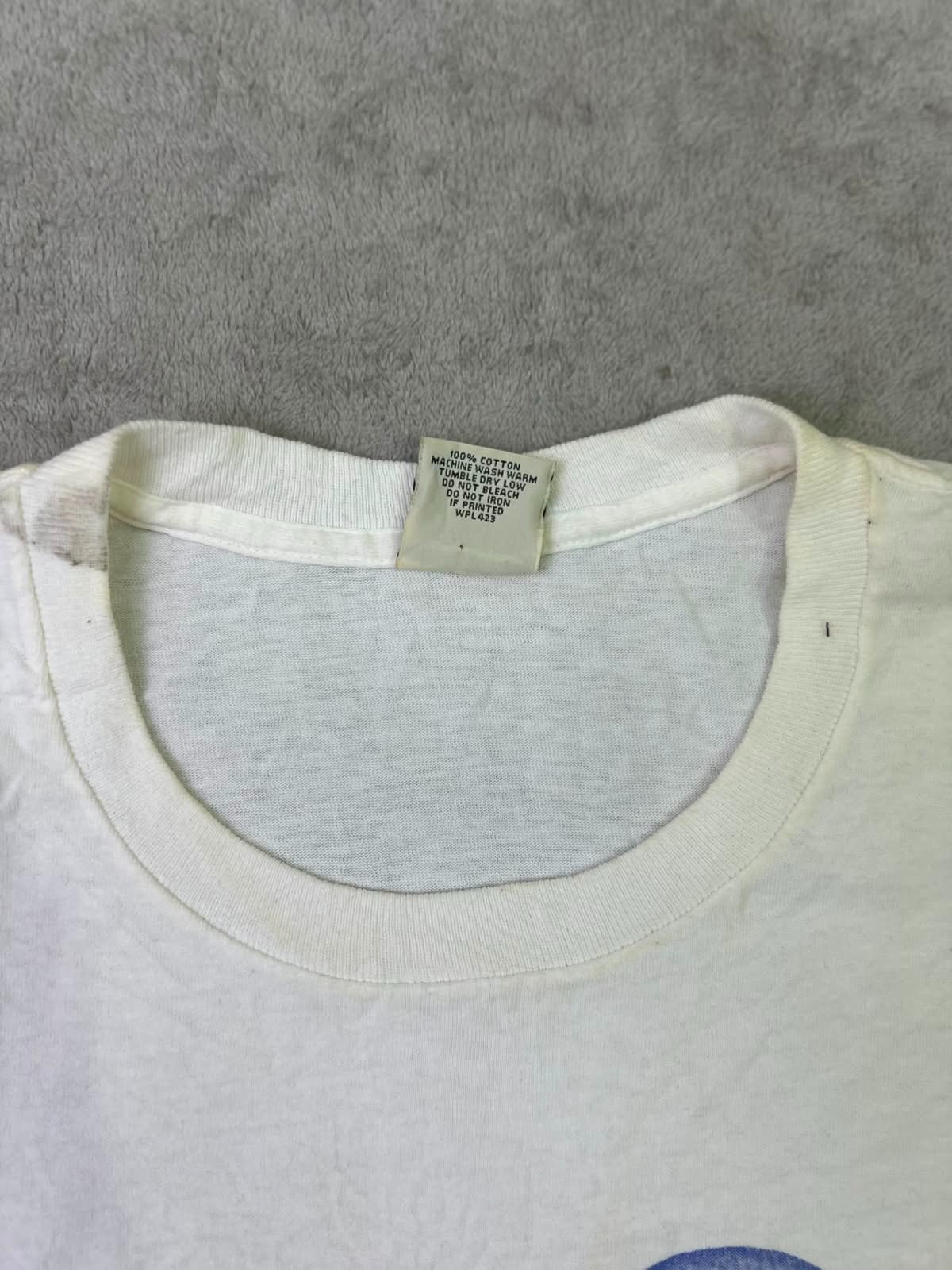 Vintage 1990s Levi's Jeanswear USA Made Single Stitch Graphic T Shirt XL gallery