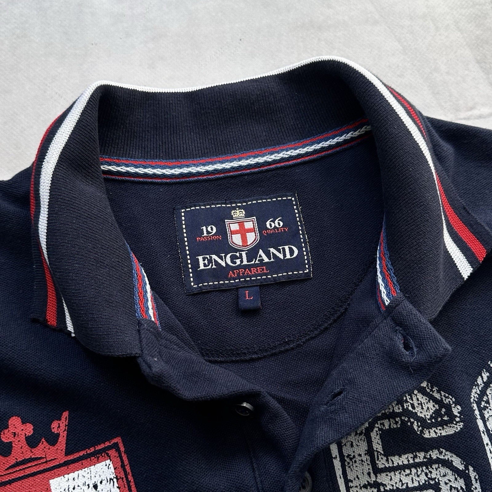 Y2K England Lion British Flag T Shirt Polo Hysteric Glamour Galliano Style gallery