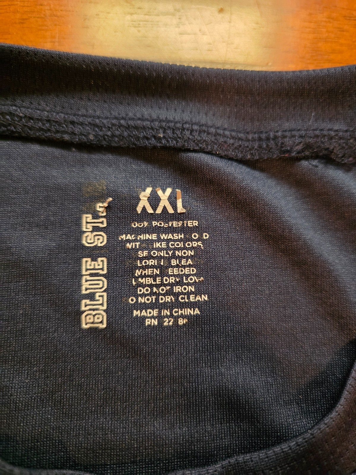Blue Star Men's XXL Navy Blue 100% Polyester Long Sleeve Performance T-Shirt gallery