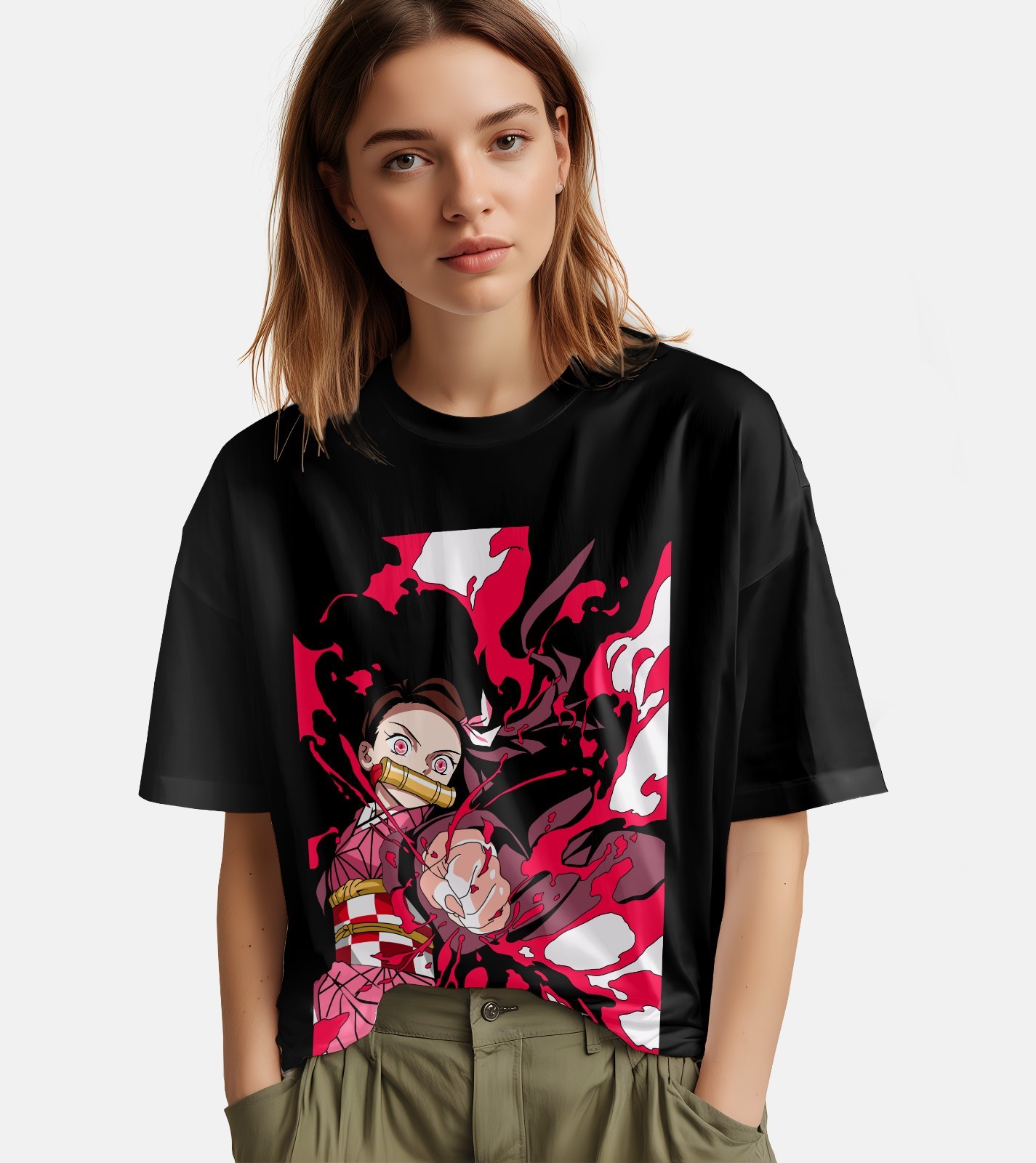 Demon Slayer Shirt Nezuko Tshirt Tanjiro T-Shirt Muzan Doma Tee Inosuke Zenitsu gallery