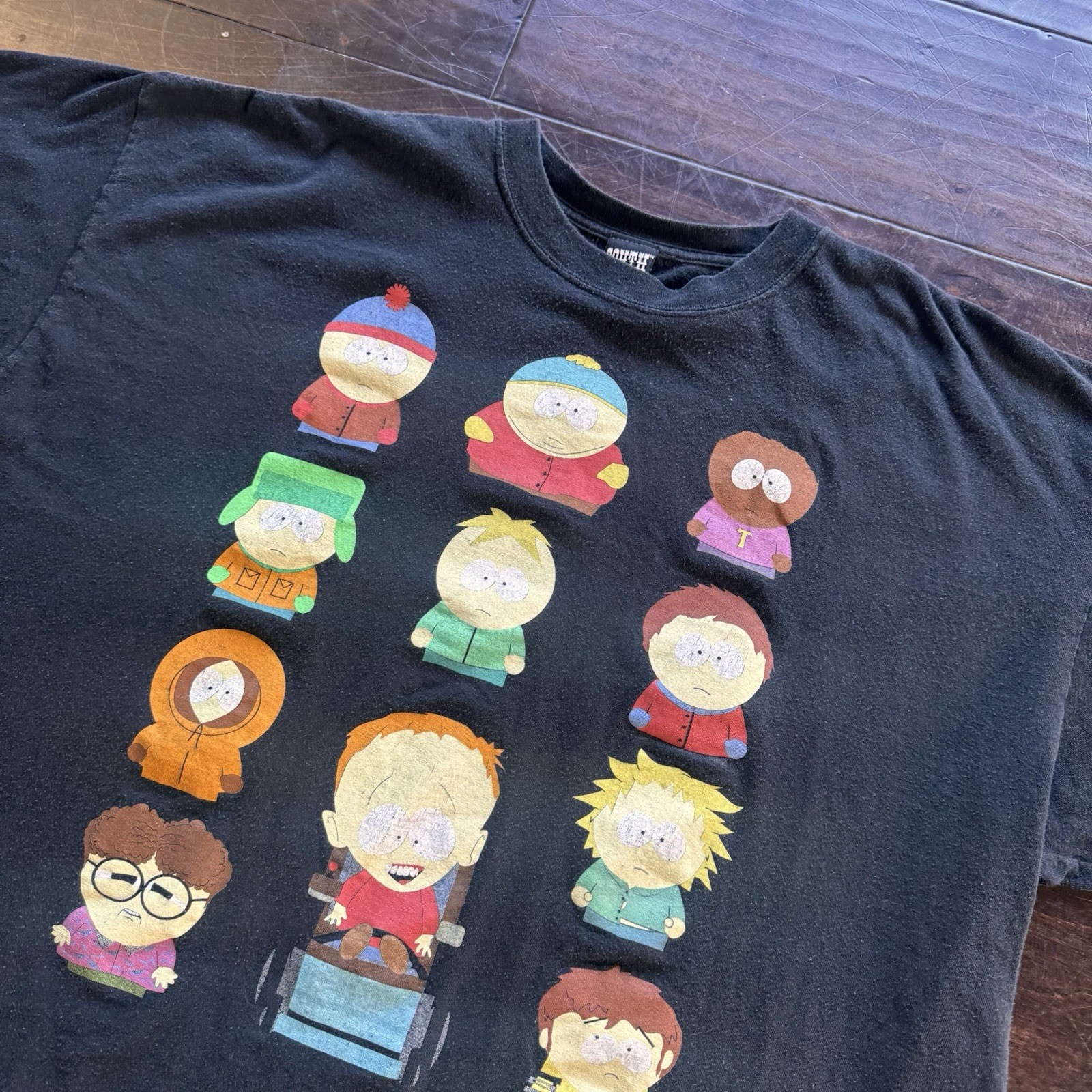Vintage South Park 2011 Cast Graphic Tee 12 Headshots Comedy Cartoon Shirt 2XL gallery